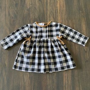 Zara plaid baby dress